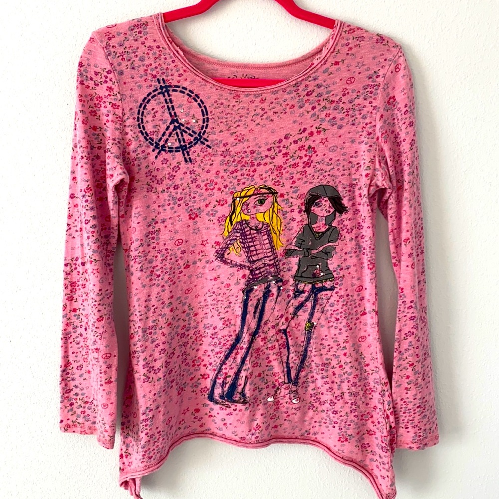 Girl’s Pink Long sleeve Tee
